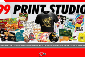 99 Print Studio – Cetak Banner, Sticker, Signboard, Bunting & Bill Book Kota Tinggi