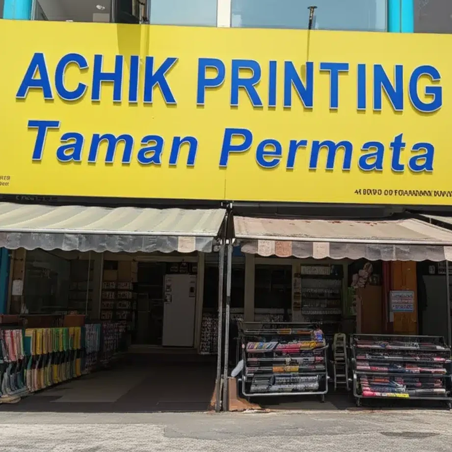 Achik Printing Taman Permata 1 achik printing taman permata