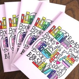 bookworm book stationery 1