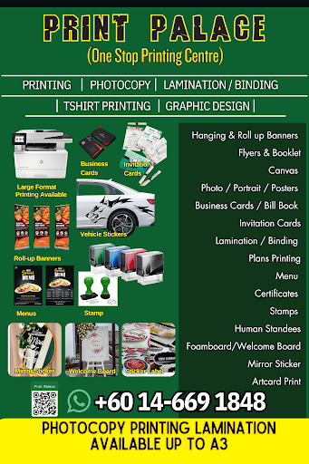 Print Palace ( One stop printing Centre) Print Palace ( One stop printing Centre)