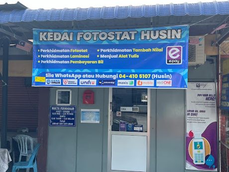 kedai fotostat husin