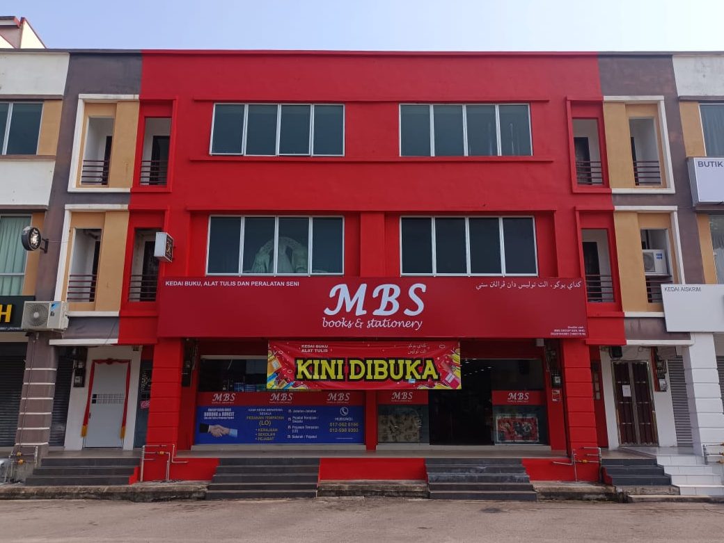 mbs books stationery dungun