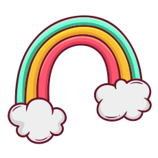 Rainbow Stickers Gallery 1 rainbow stickers gallery