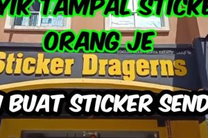 STICKER DRAGERNS-Kedai Printing Senawang