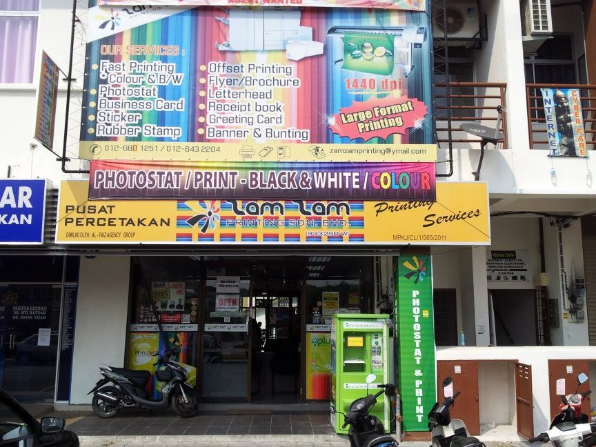 zam zam printing bangi